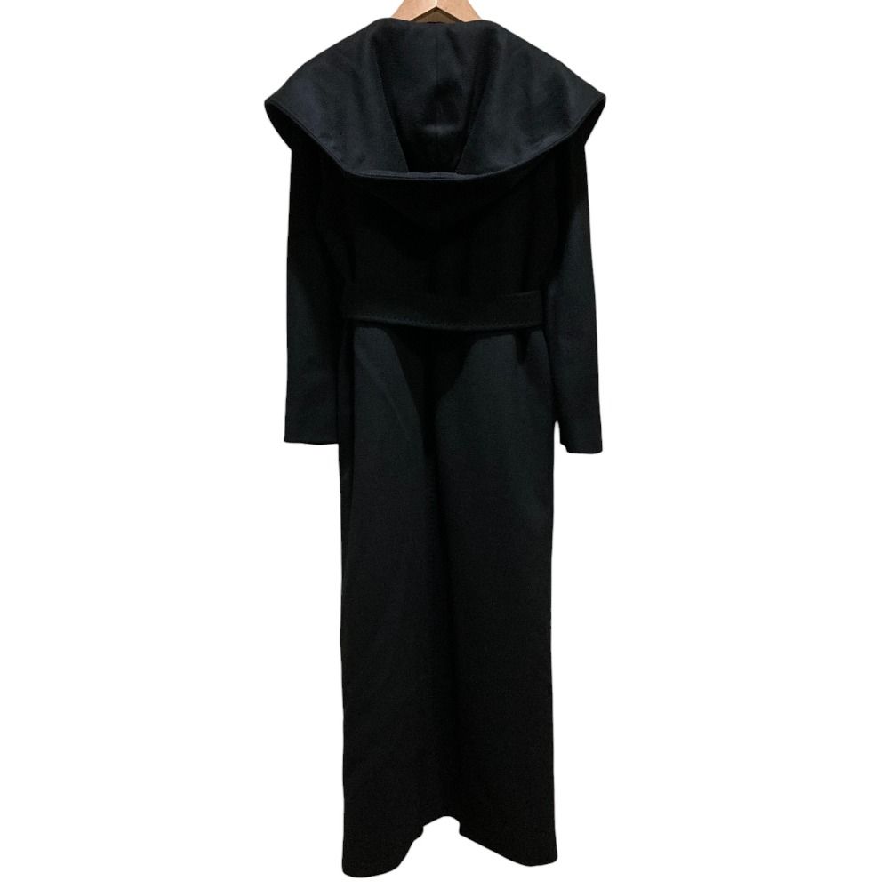 マックスマーラのロングコート　36 MaxMara Studio ブラックロングコート 36 ショップ マックスマーラ Max