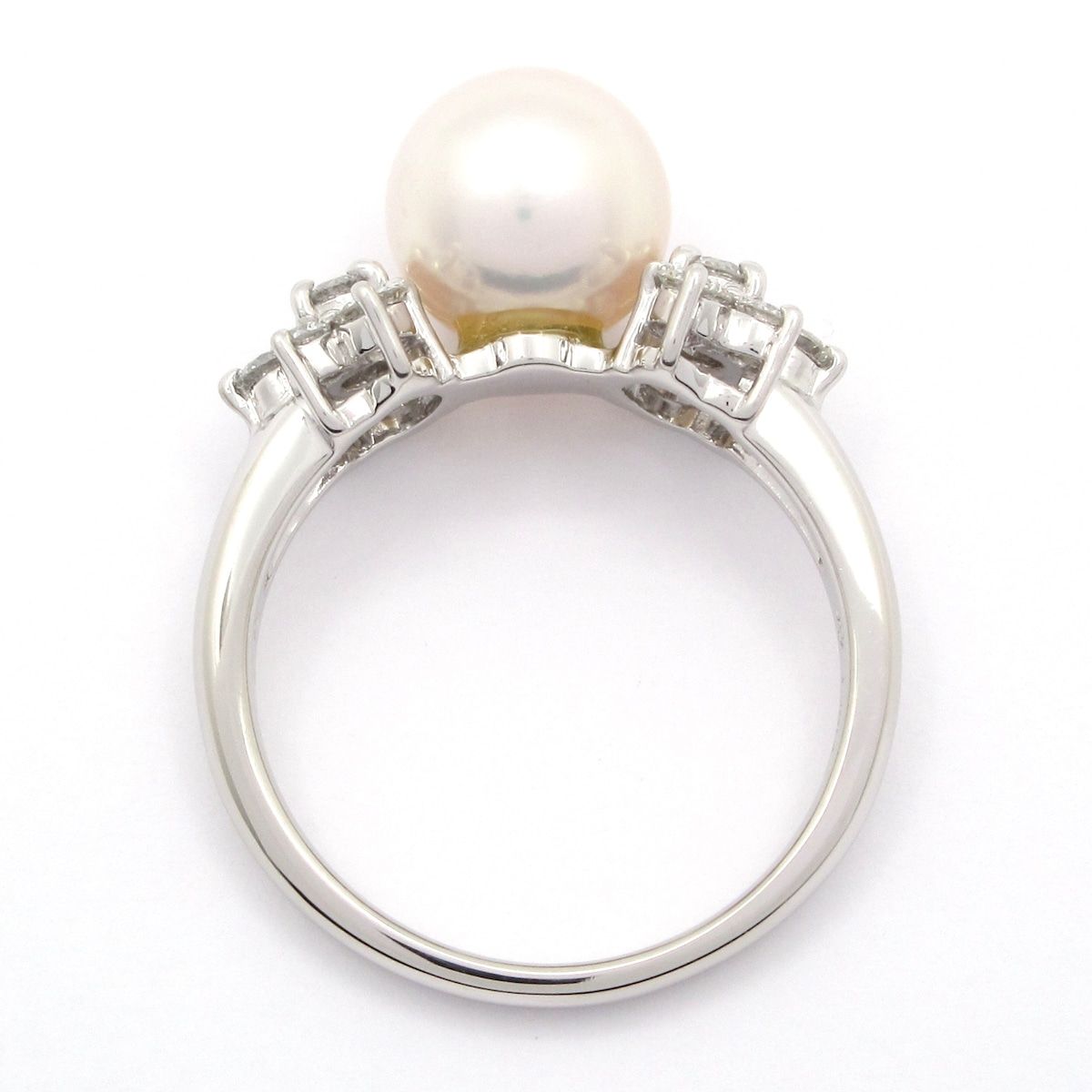 田崎真珠/TASAKI(タサキシンジュ) リング美品 - Pt900×白×ダイヤモンド