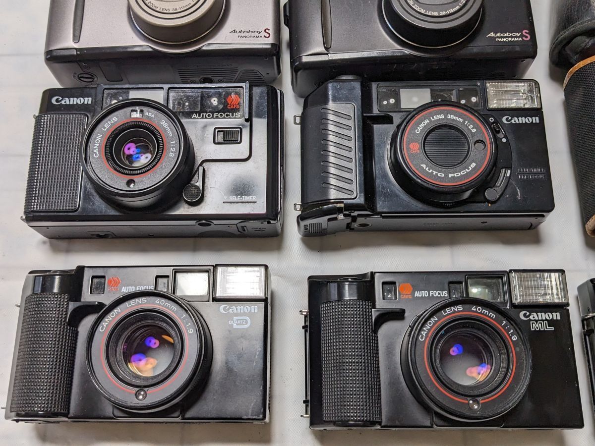 ☆7台まとめ / ジャンク☆ Canon AUTOBOY2、AUTOBOY S ×2台, AF35M
