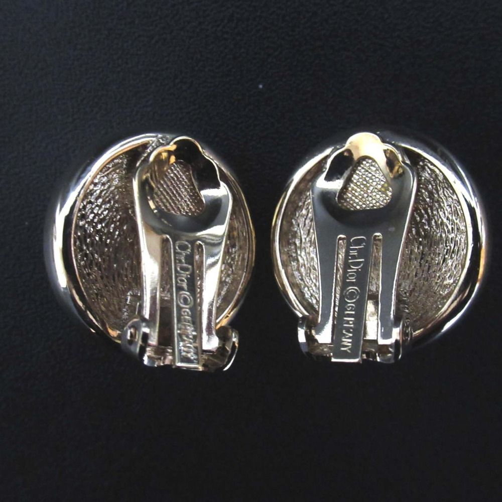 美品 Christian Dior クリスチャンディオール フェイクパール クリップ