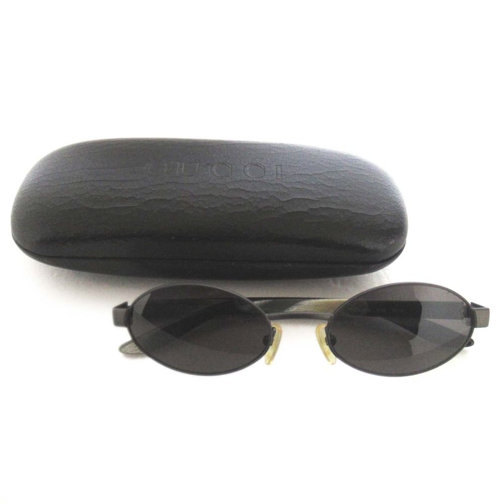 美品 GUCCI グッチ ヴィンテージ 度なし オーバル サングラス GG1641/S