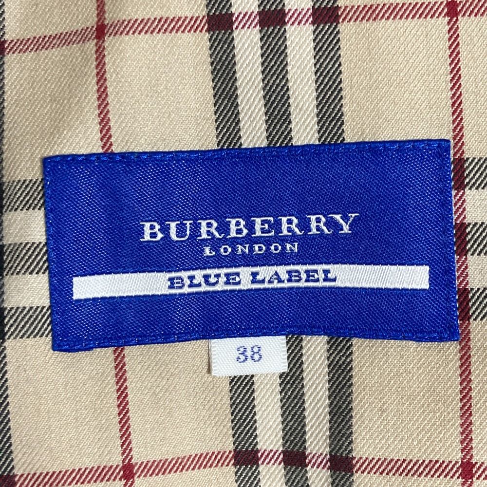 良品 BURBERRY BLUE LABEL バーバリーブルーレーベル 裏地ノバチェック