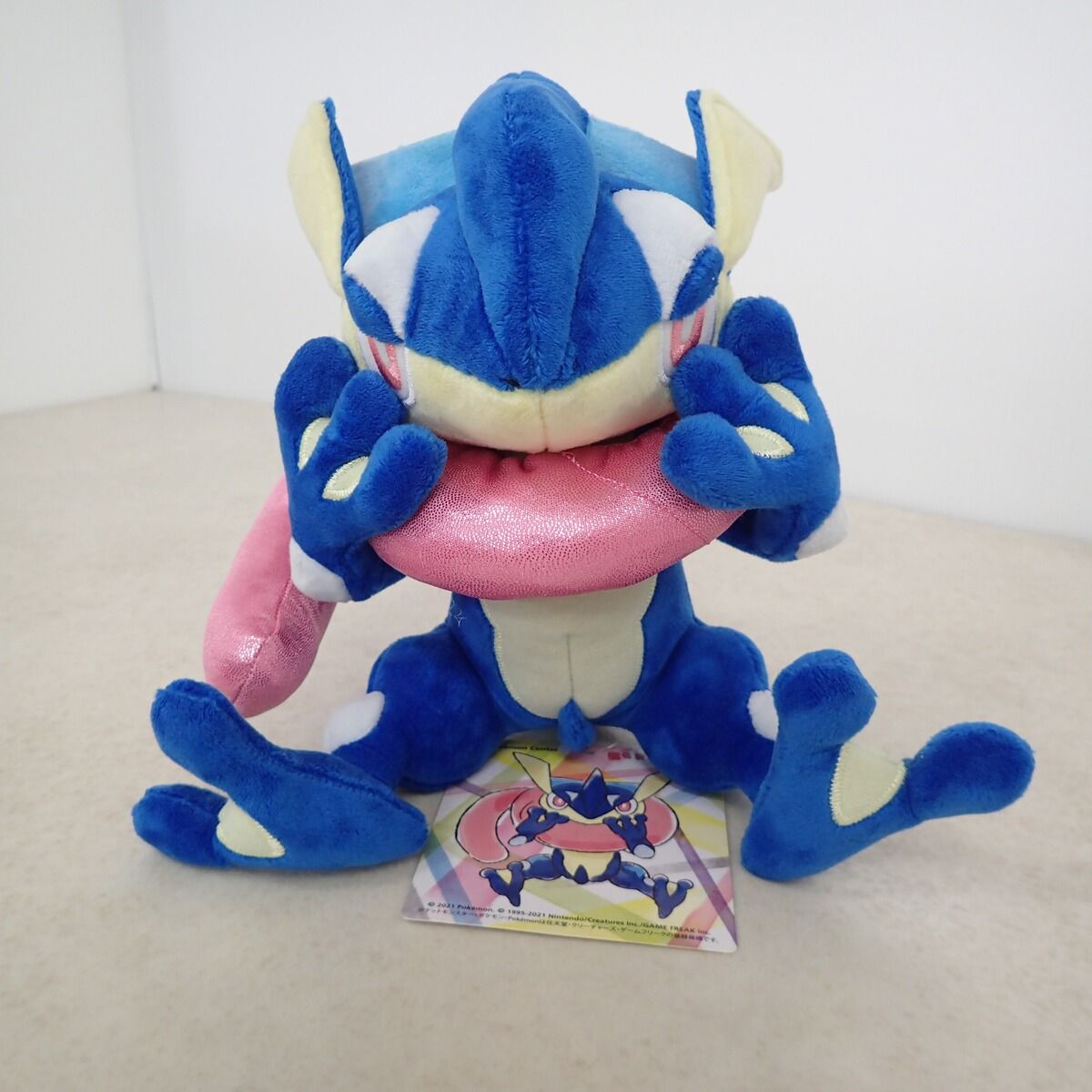 ポケモンセンター ぬいぐるみ BEROBE～! ゲッコウガ 紙タグ付き