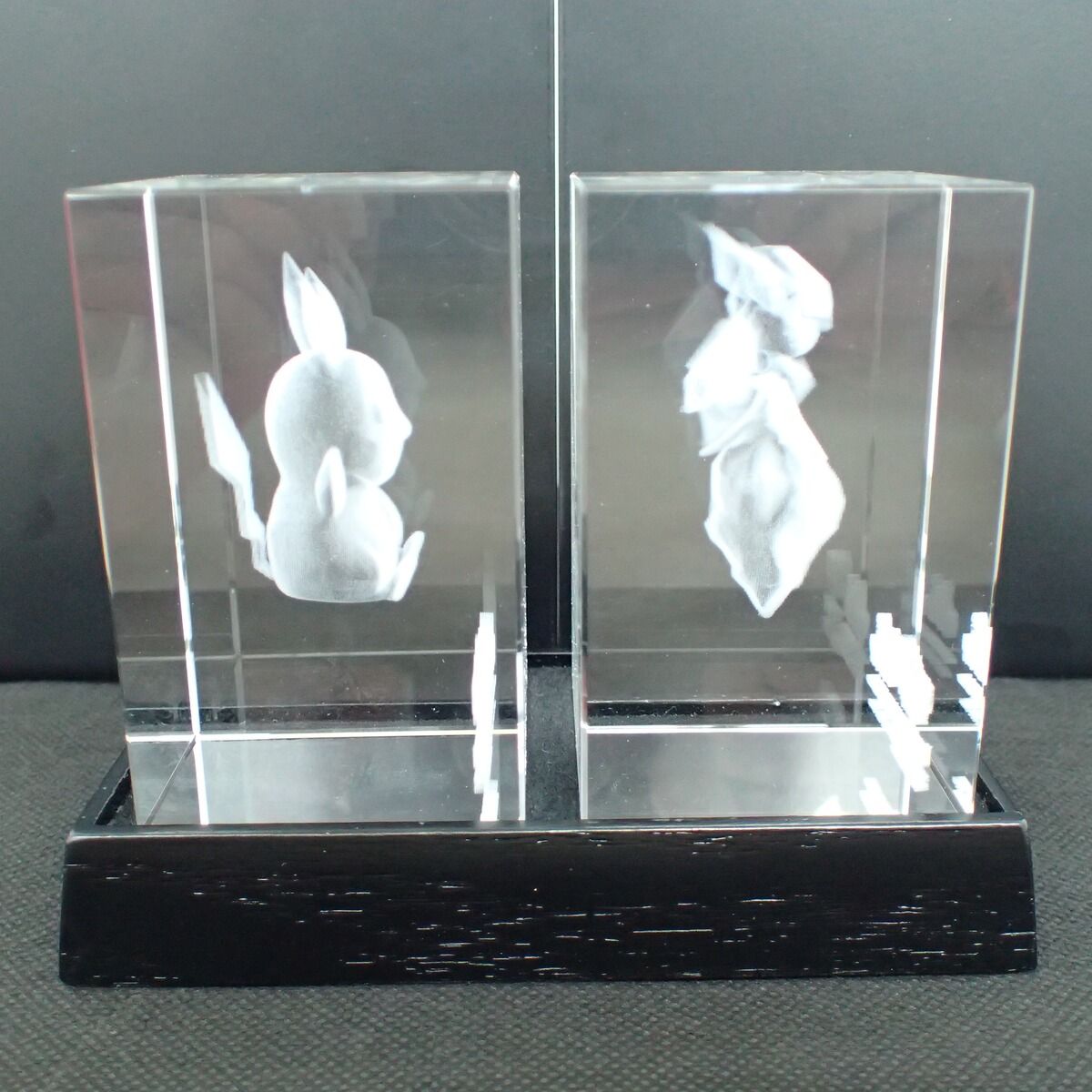 【新品】3Dクリスタル　ポケモン トリプルゲット　非売品 ◇ポケモン トリプルゲットキャンペーン 破壊の繭とディアンシー