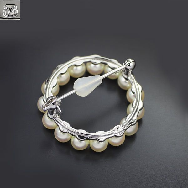 ミキモト SV アコヤ真珠 ブローチ 径約4.2-4.4mm - メルカリ