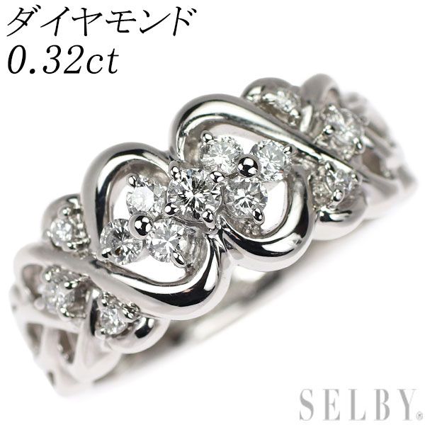 Pt900 ダイヤモンド リング 0.32ct - メルカリ