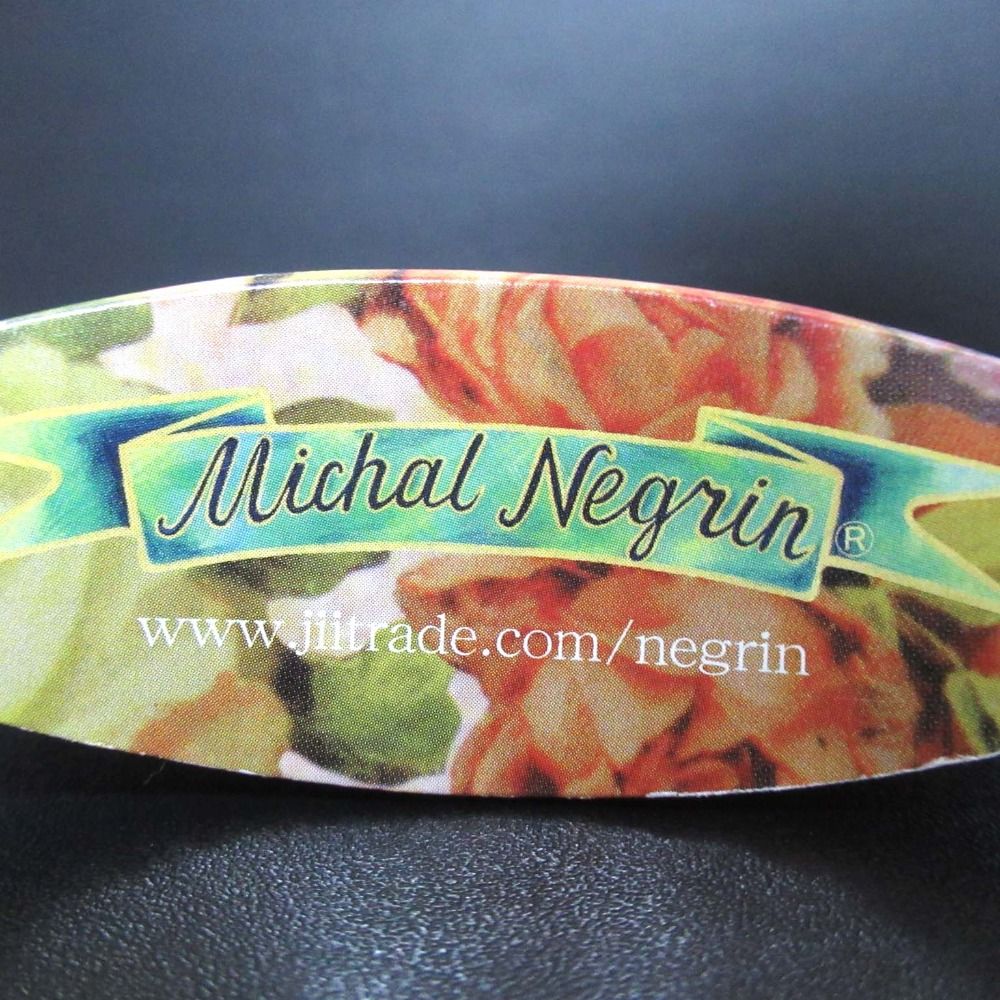 美品 Michal Negrin ミハエルネグリン レース ビジュー バレッタ ヘア