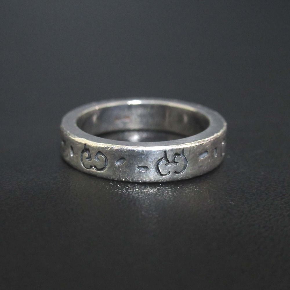 美品 GUCCI グッチ ゴースト リング 指輪 925SV 11号 シルバー