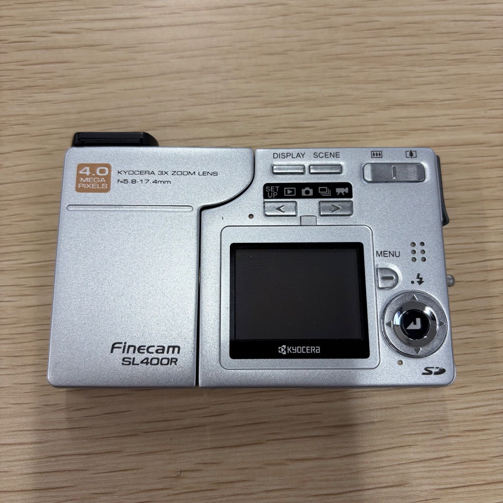 KYOCERA/京セラ Finecam SL400R コンデジ デジカメ - メルカリ
