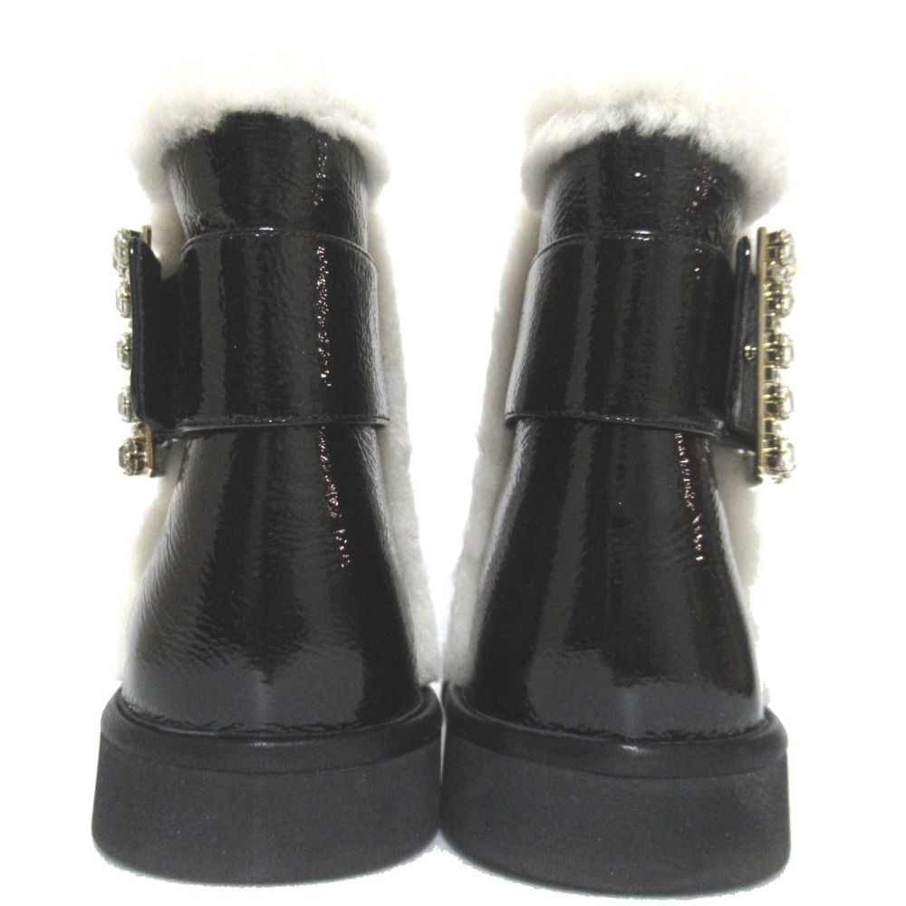 本物保証✨ロジェヴィヴィエ ムートン ビジュー ブーツ ビジューバックル レア 本物保証✨ロジェヴィヴィエ ムートン ビジュー ブーツ ビジュー