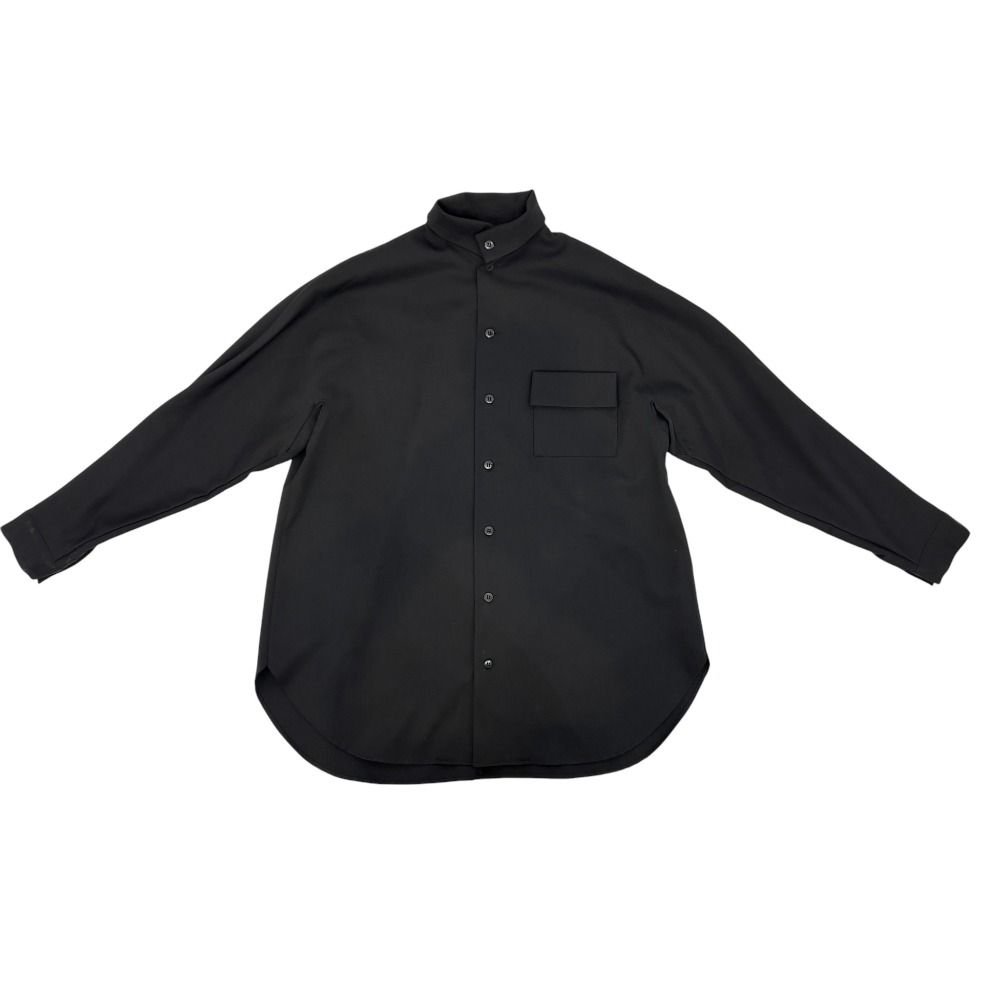 美品 Y's ワイズ ヨウジヤマモト 胸ポケット付き スタンドカラー