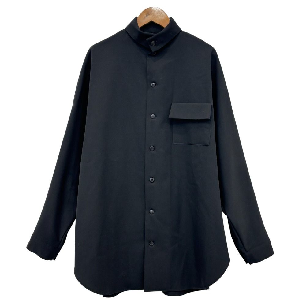 美品 Y's ワイズ ヨウジヤマモト 胸ポケット付き スタンドカラー