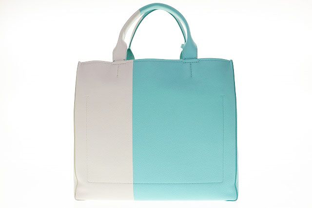 ティファニー TIFFANY & CO. バイカラー ミニ 2WAYハンドバッグ