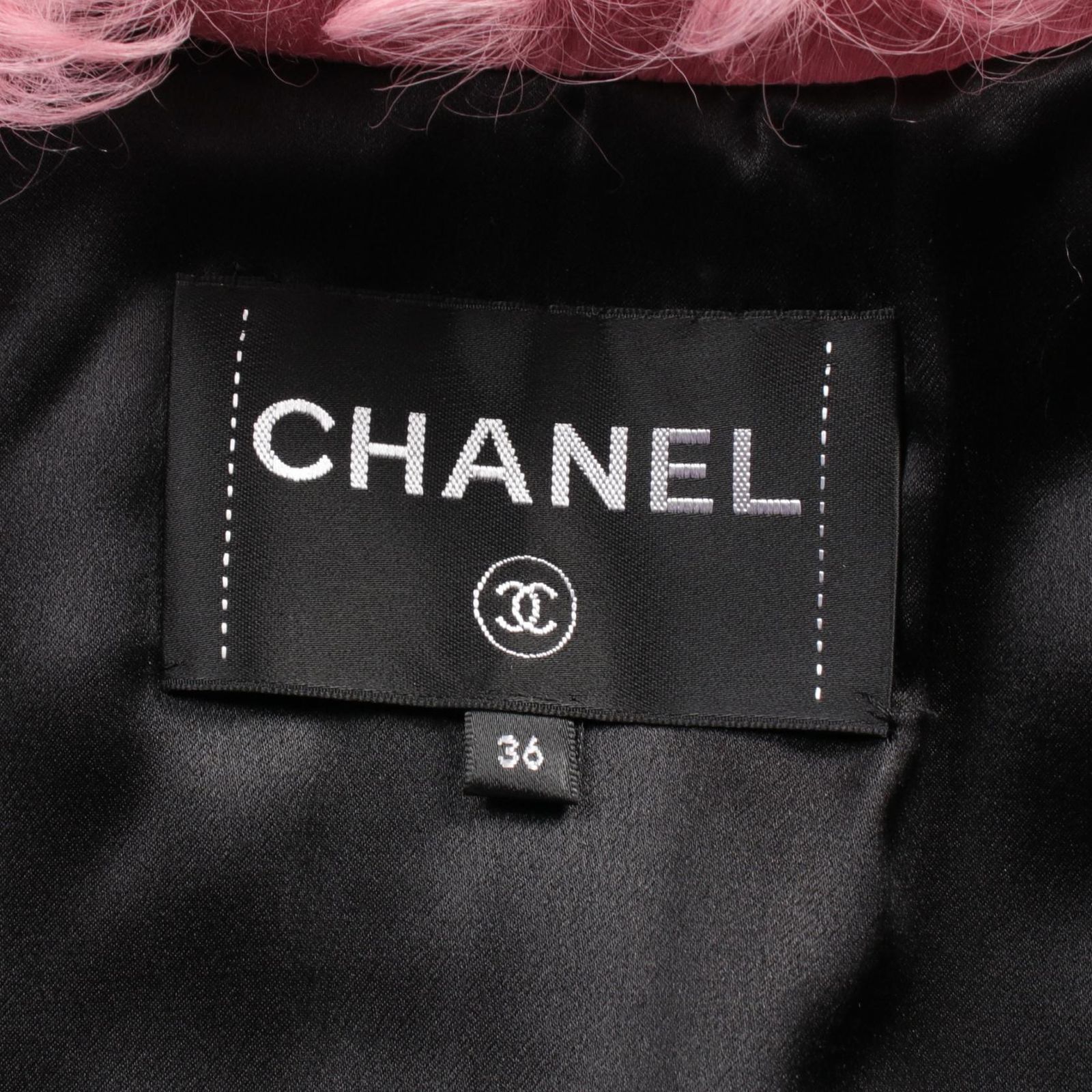 シャネル CHANEL ノーカラージャケット ココマークボタン P71634C63182