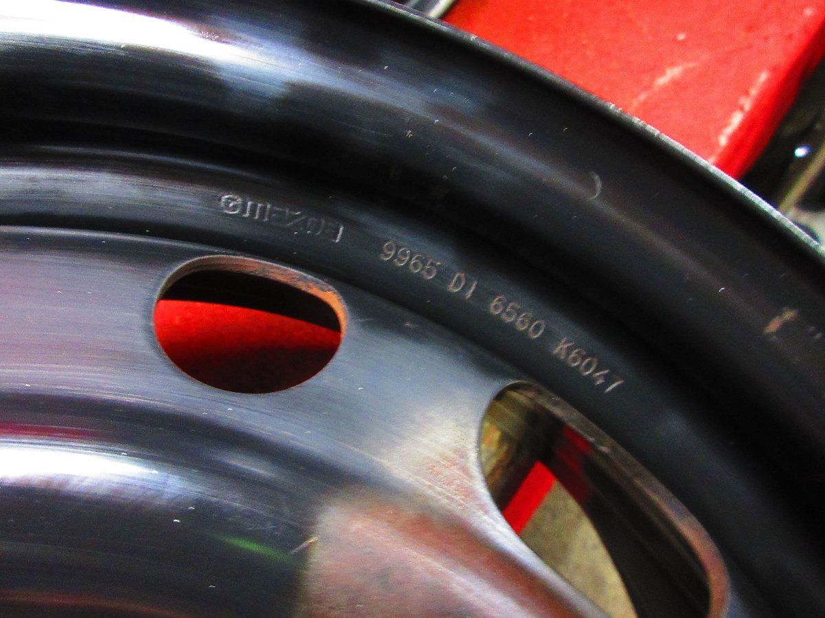 スチール ホイール 4本 マツダ アクセラ BM系 純正 16×6.5J 5穴114.3 + 