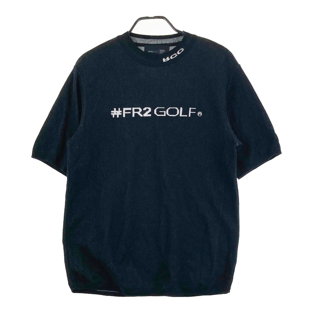 サイズ：M FR2 GOLF エフアールツーゴルフ 半袖ニット ブラック系