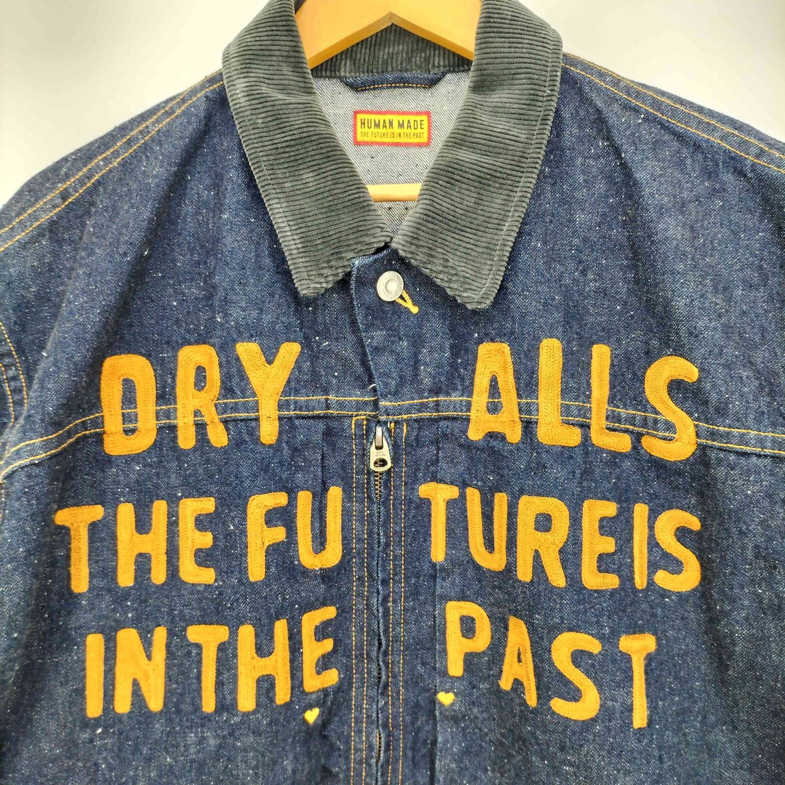 ヒューマンメイド HUMAN MADE 25aw ZIP-UP DENIM WORK JACKET メンズ 