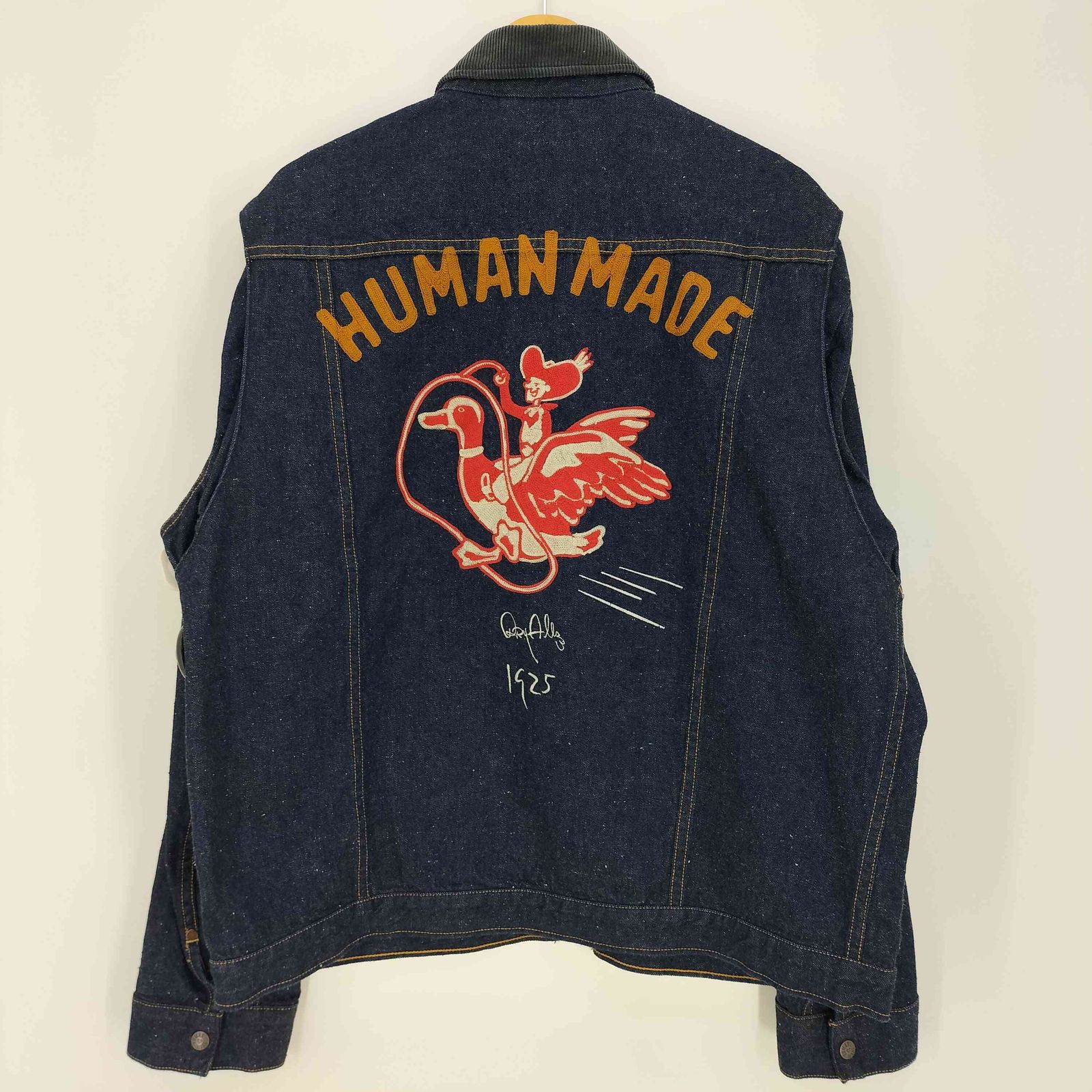 ヒューマンメイド HUMAN MADE 25aw ZIP-UP DENIM WORK JACKET メンズ