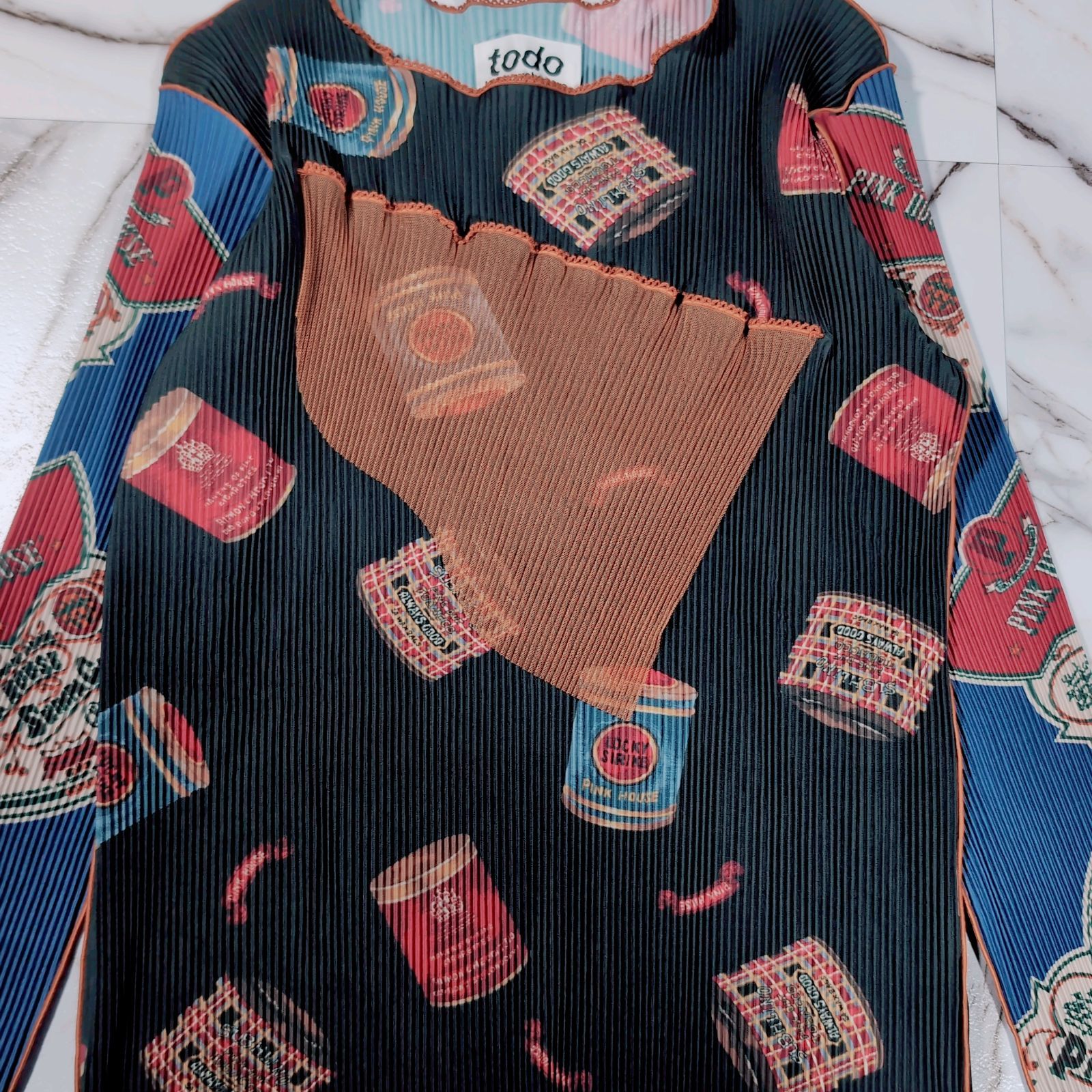 24AW todo kotohayokozawa × PINK HOUSE プリーツ デザイナー横澤琴葉