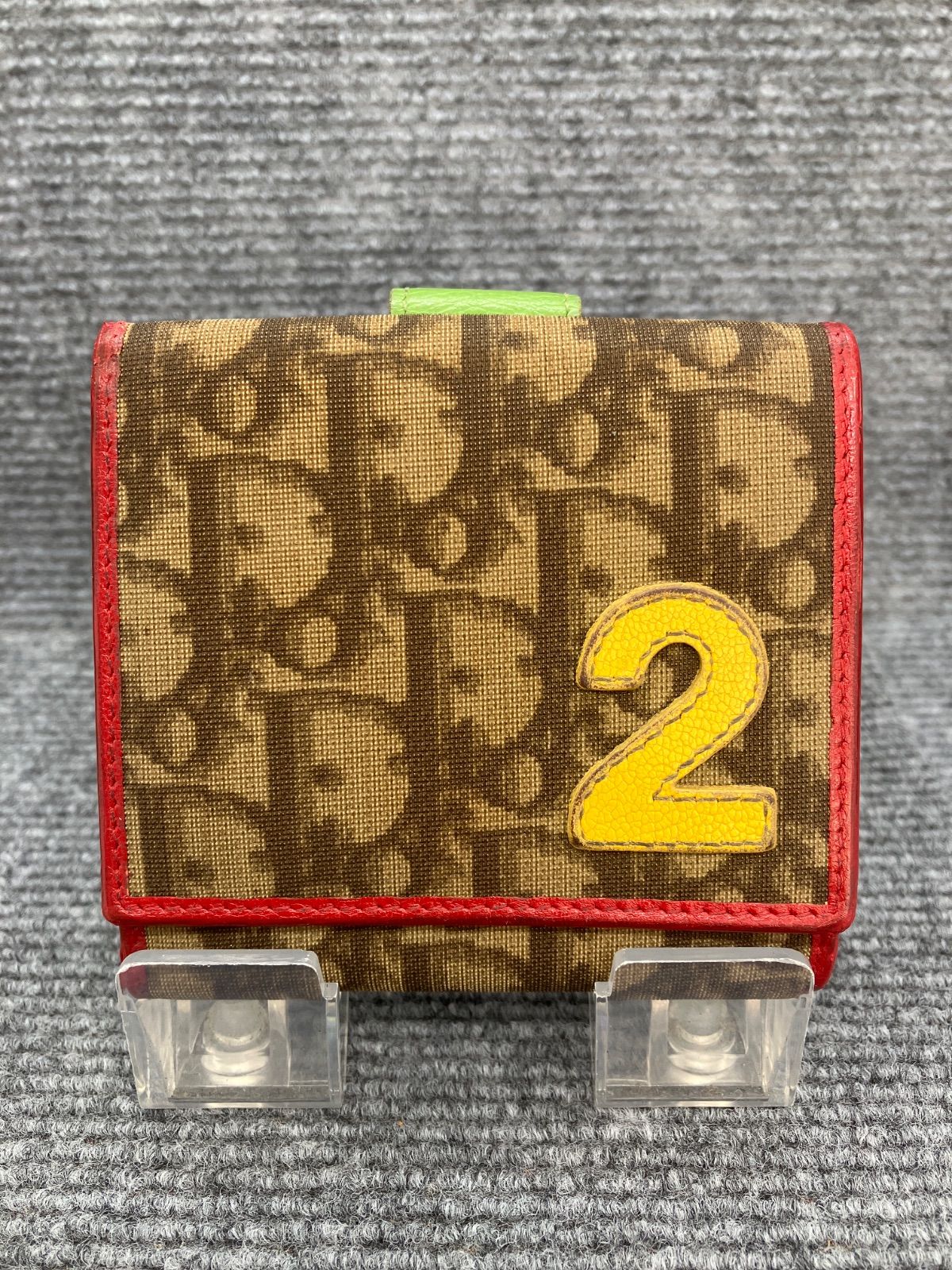 Christian Dior ディオール 二つ折り財布 トロッター ラスタカラー