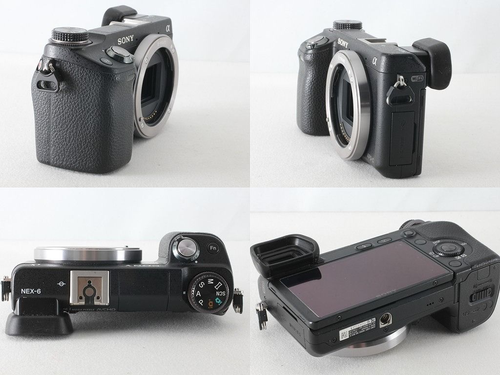 ソニー SONY α NEX-6L パワーズームレンズキット ブラック ミラーレス
