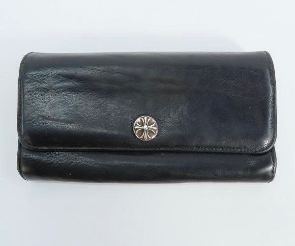 クロムハーツ　JUDY 2020 03 21購入レシート付き クロムハーツ ジュディ レザー ウォレット ABランクの買取参考価格
