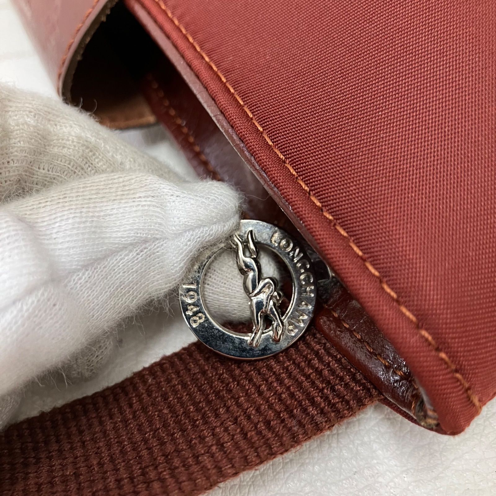 7975 LONGCHAMP ロンシャン ショルダーバッグ 斜めがけ ルプリアージュ 