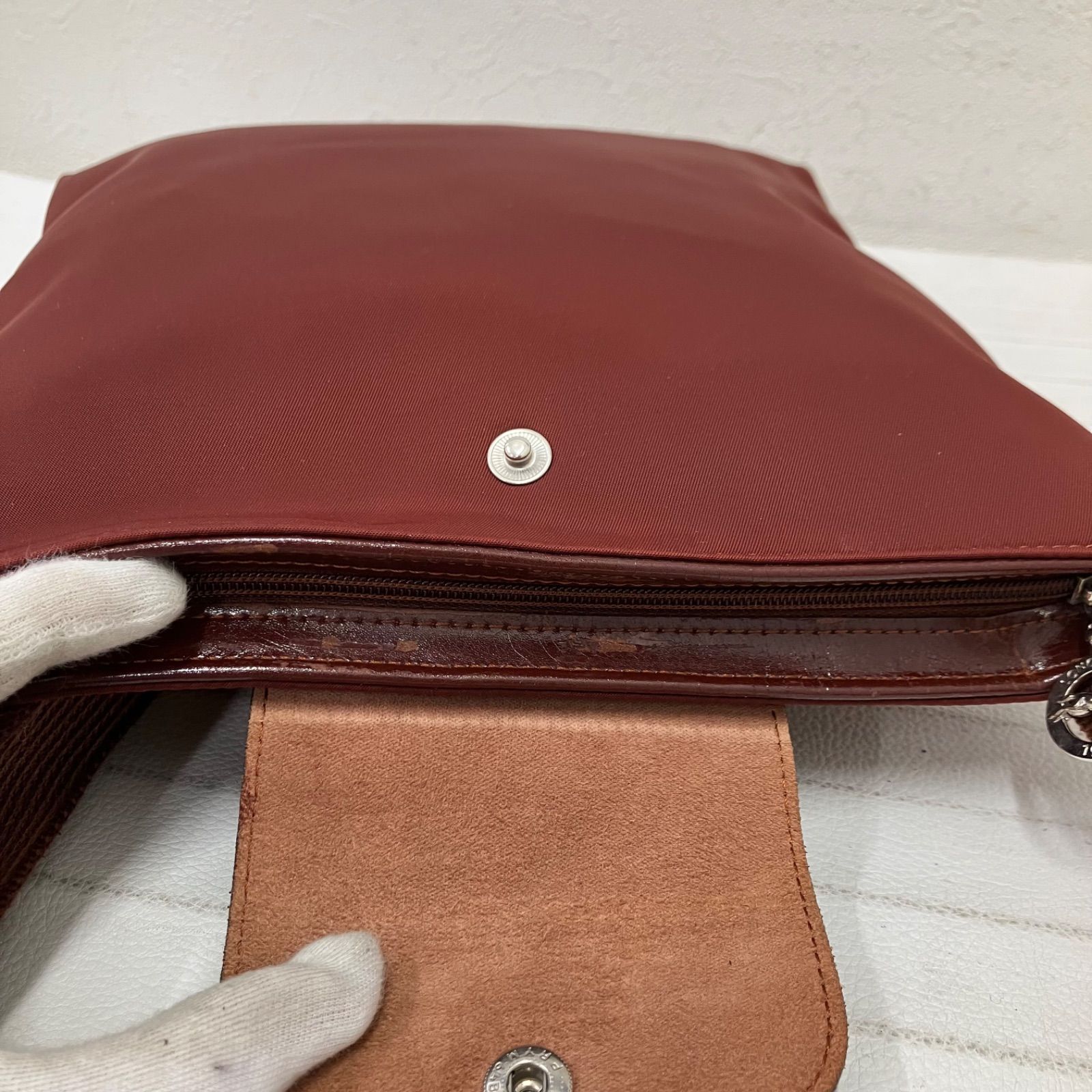 7975 LONGCHAMP ロンシャン ショルダーバッグ 斜めがけ ルプリアージュ 