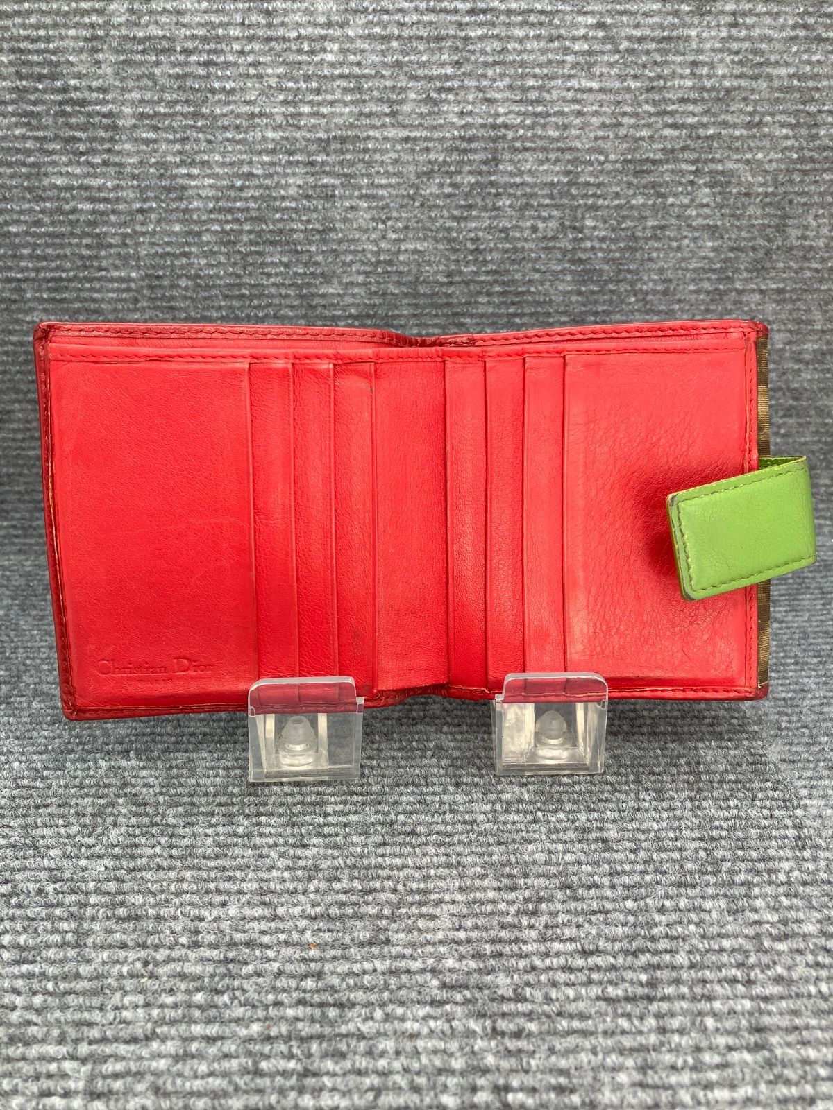 Christian Dior ディオール 二つ折り財布 トロッター ラスタカラー
