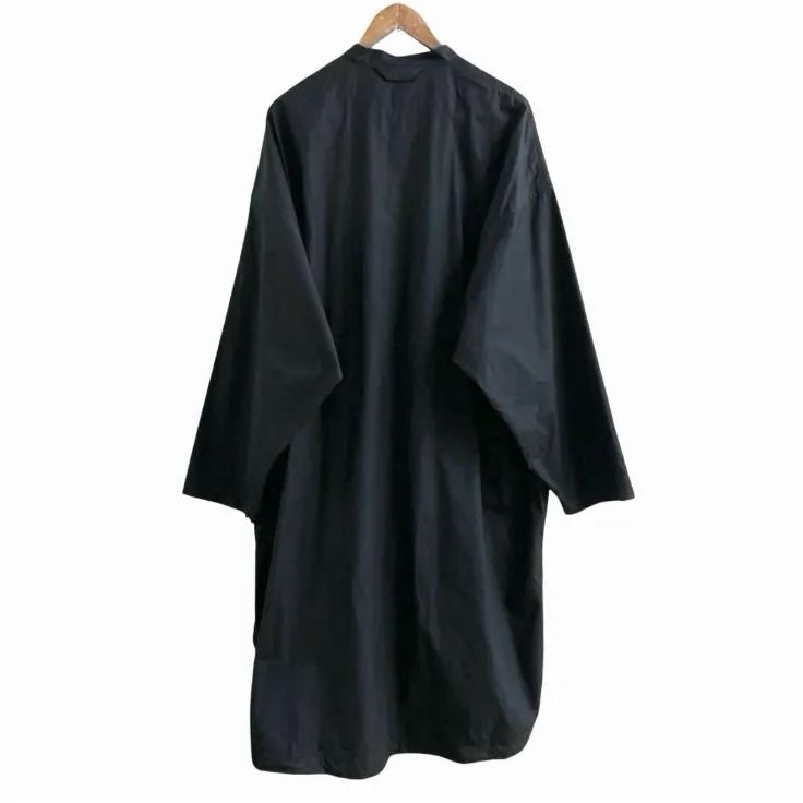 廃盤 美シルエット MUJILabo ムジラボ ノーカラーコート　L-XL MUJI Labo ムジラボ 無印良品 撥水高密度織りスタンドカラーコート L