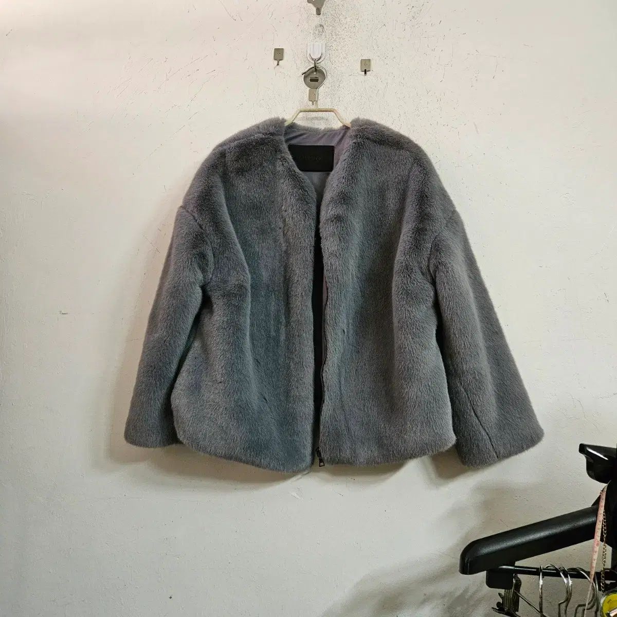 グレー ファー ジャケット レディース 【公式通販】