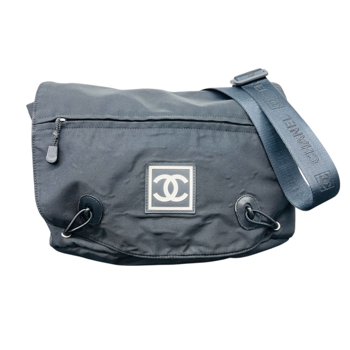 【中古】レア☆CHANEL シャネル スポーツライン バッグ CHANEL 希少 シャネル スポーツライン ショルダーバッグ ココマーク