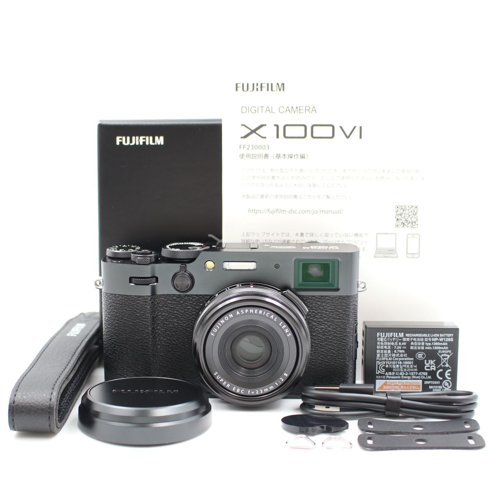 □シャッター数700枚！新品同様□ FUJIFILM X100Ⅵ ブラック デジタル