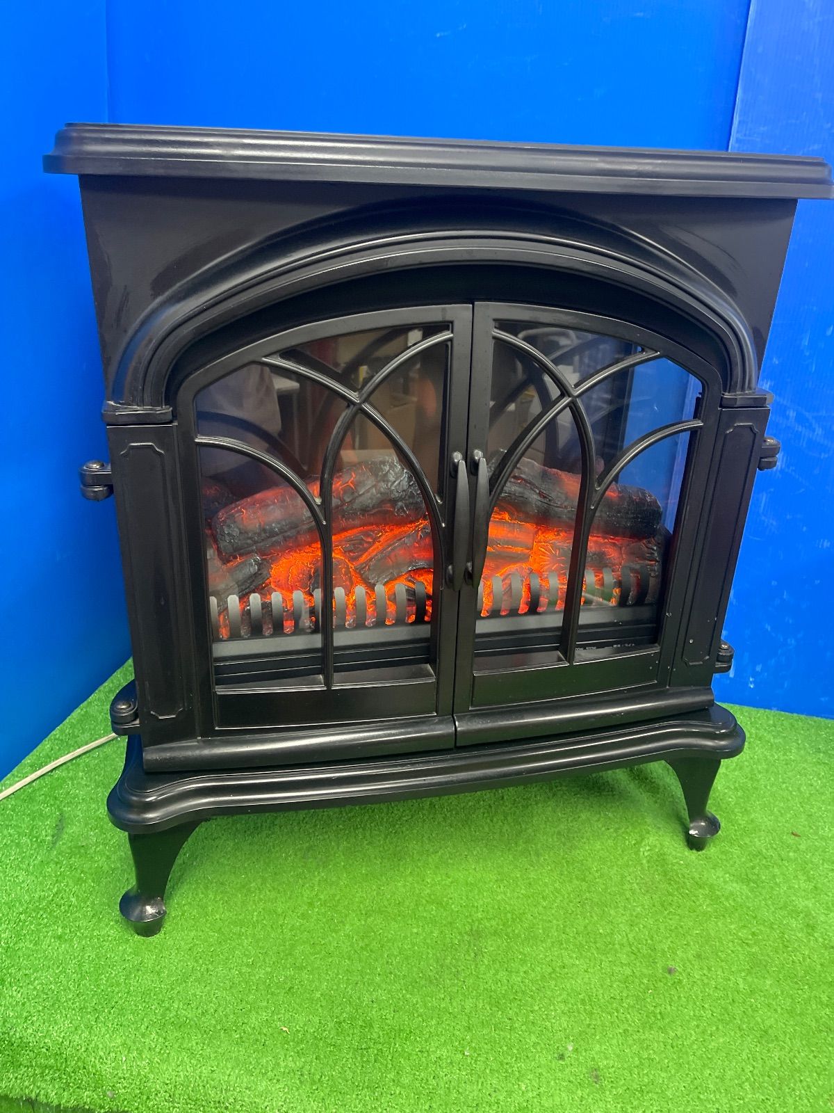 z551☆ワイド暖炉型ファンヒーター・BLT-999B-3-BK/2019年製・動作品