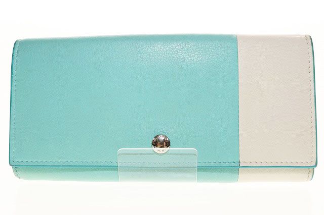 ティファニー TIFFANY & CO. コンチネンタル フラップ バイカラー