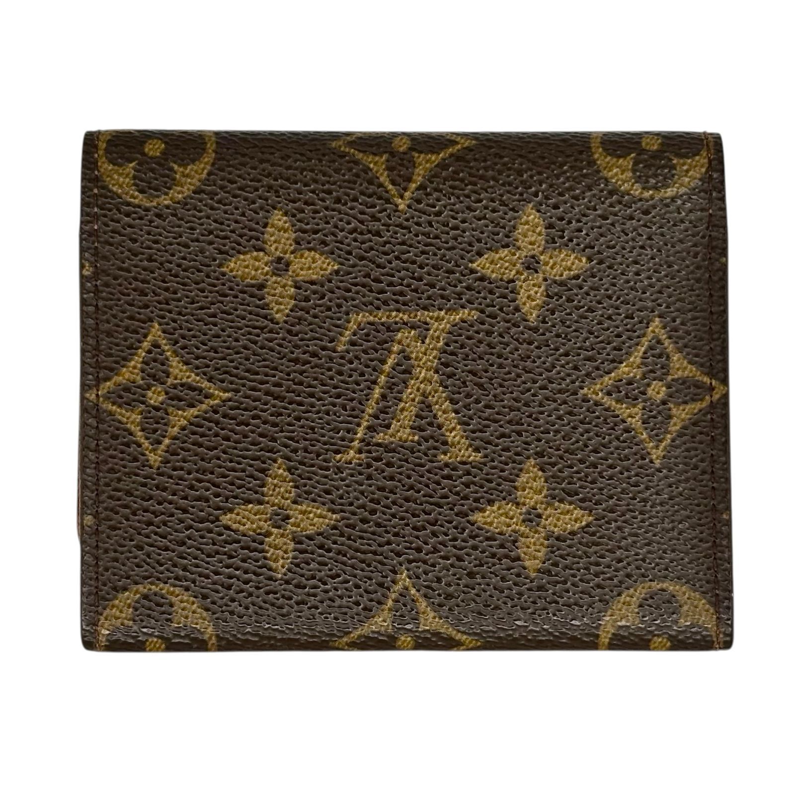 ルイヴィトン モノグラム 茶 名刺入れ アンヴェロップ・カルトドゥヴィジット VUITTON（美 ファッション ルイヴィトン 名刺入れ 茶 アンヴェロップ