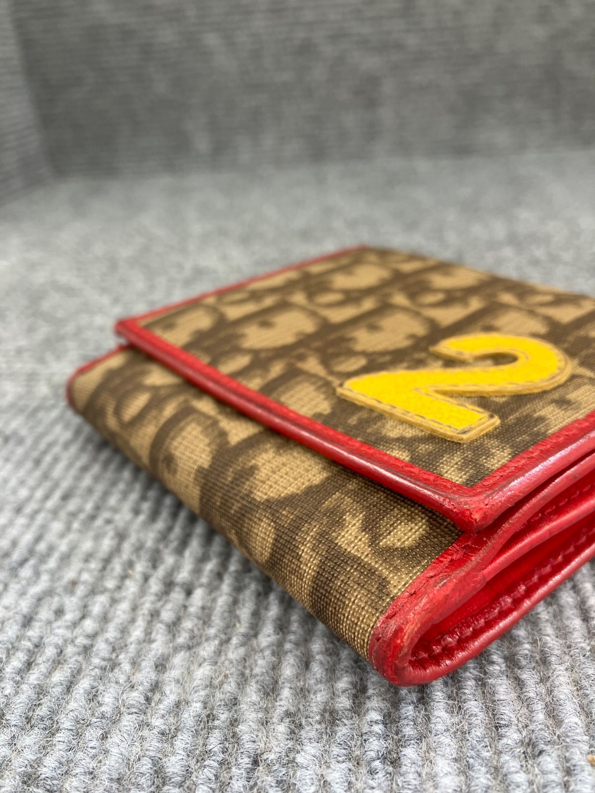 Christian Dior ディオール 二つ折り財布 トロッター ラスタカラー