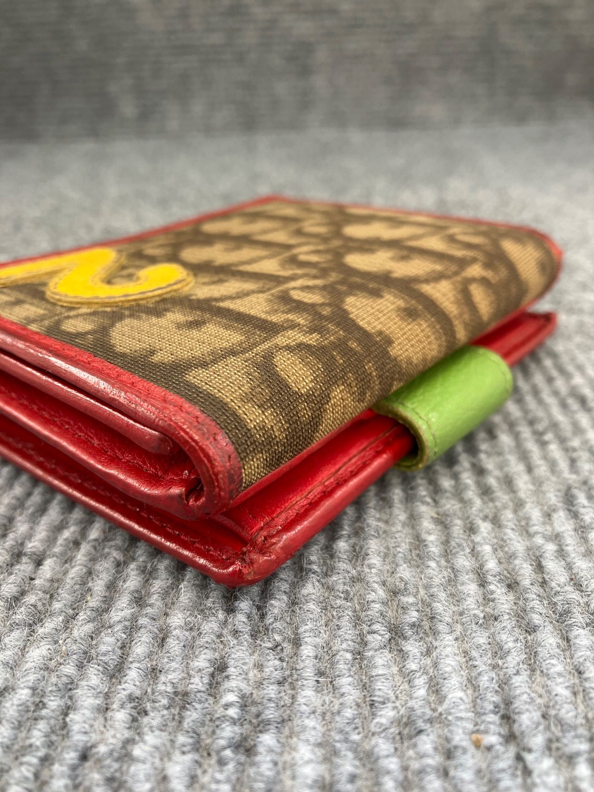 Christian Dior ディオール 二つ折り財布 トロッター ラスタカラー