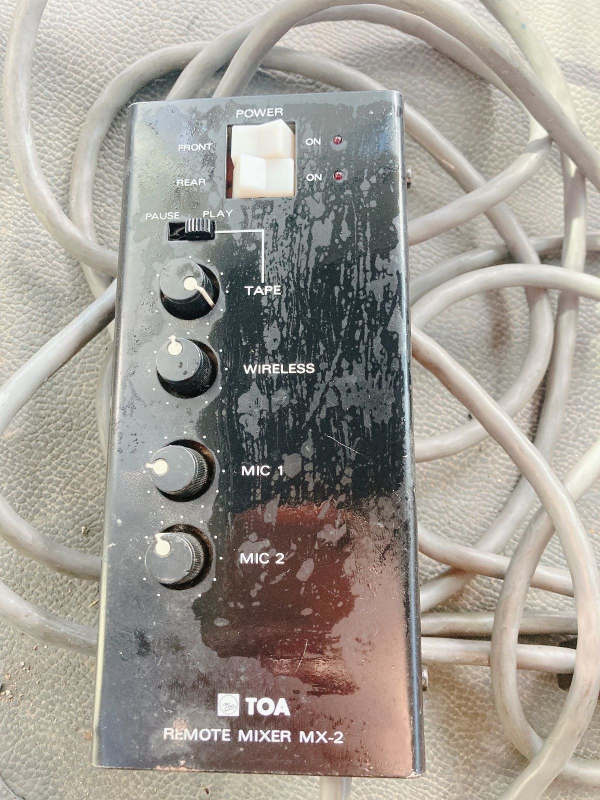 オーディオ機器　RIMORT MIXER MX-2 選挙カー用品 REMOTE MIXER model MX-2 - メルカリ