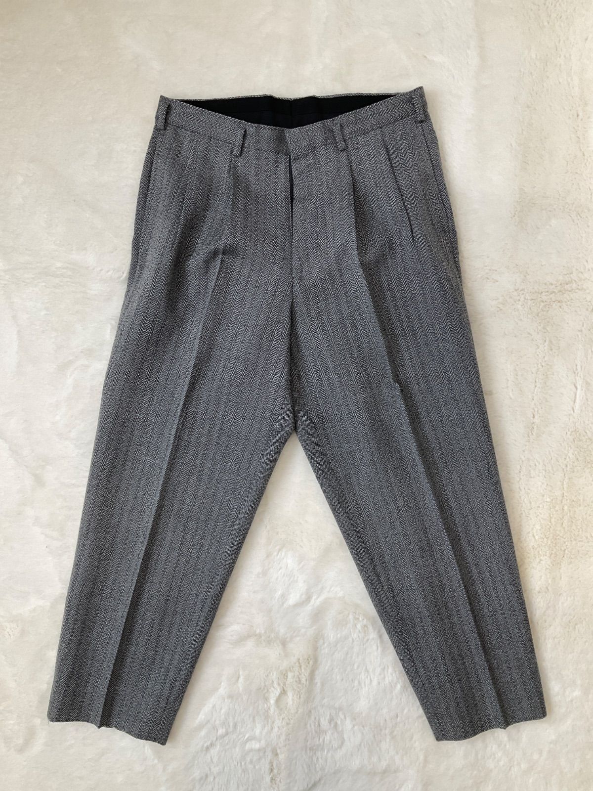 【即購入OK】値下げ♪ HEUGN TROUSER 028 e H/B 美品】HEUGN ユーゲン TROUSER 028 GEORGE H/B ヘリボーン サイズ3