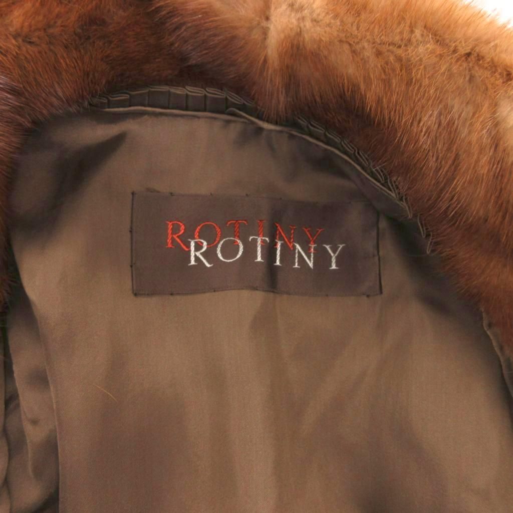 ロティニー ROTINY ミンクファーコート 毛皮 ミドル丈 ハーフ