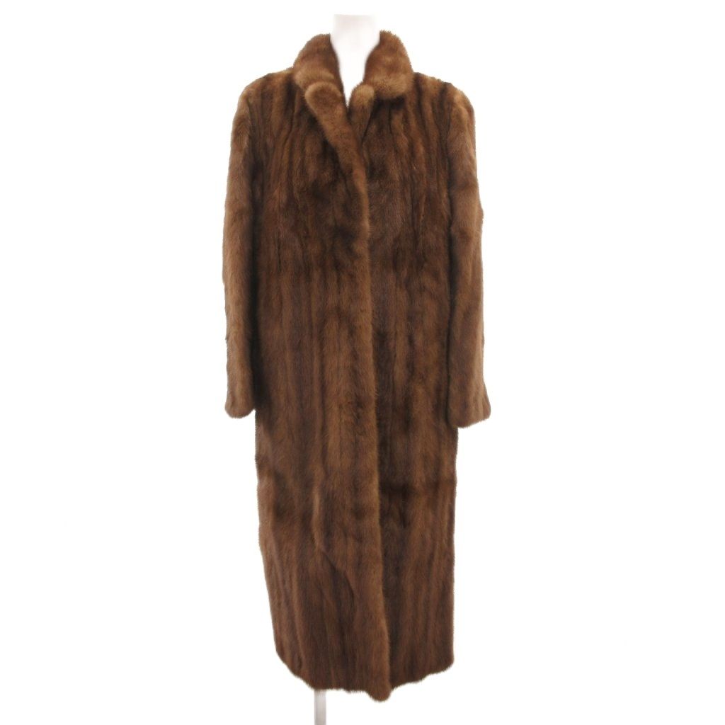 SAGA MINK サガミンク　金サガ　ホワイトミンクコート　ロング丈 サガミンク SAGA MINK MODELE WHITE MINK TOKYO 金サガ ミンクファー