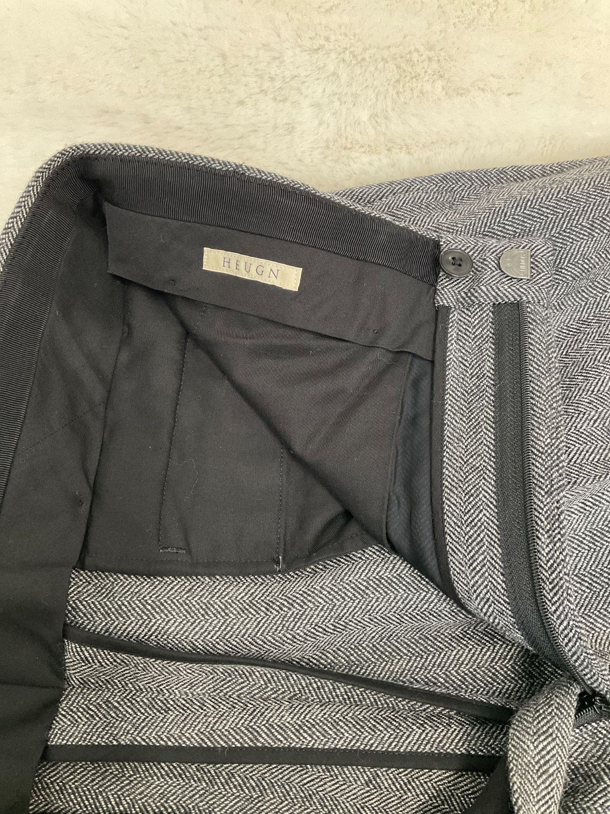 美品】HEUGN ユーゲン TROUSER 028 GEORGE H/B ヘリボーン サイズ3