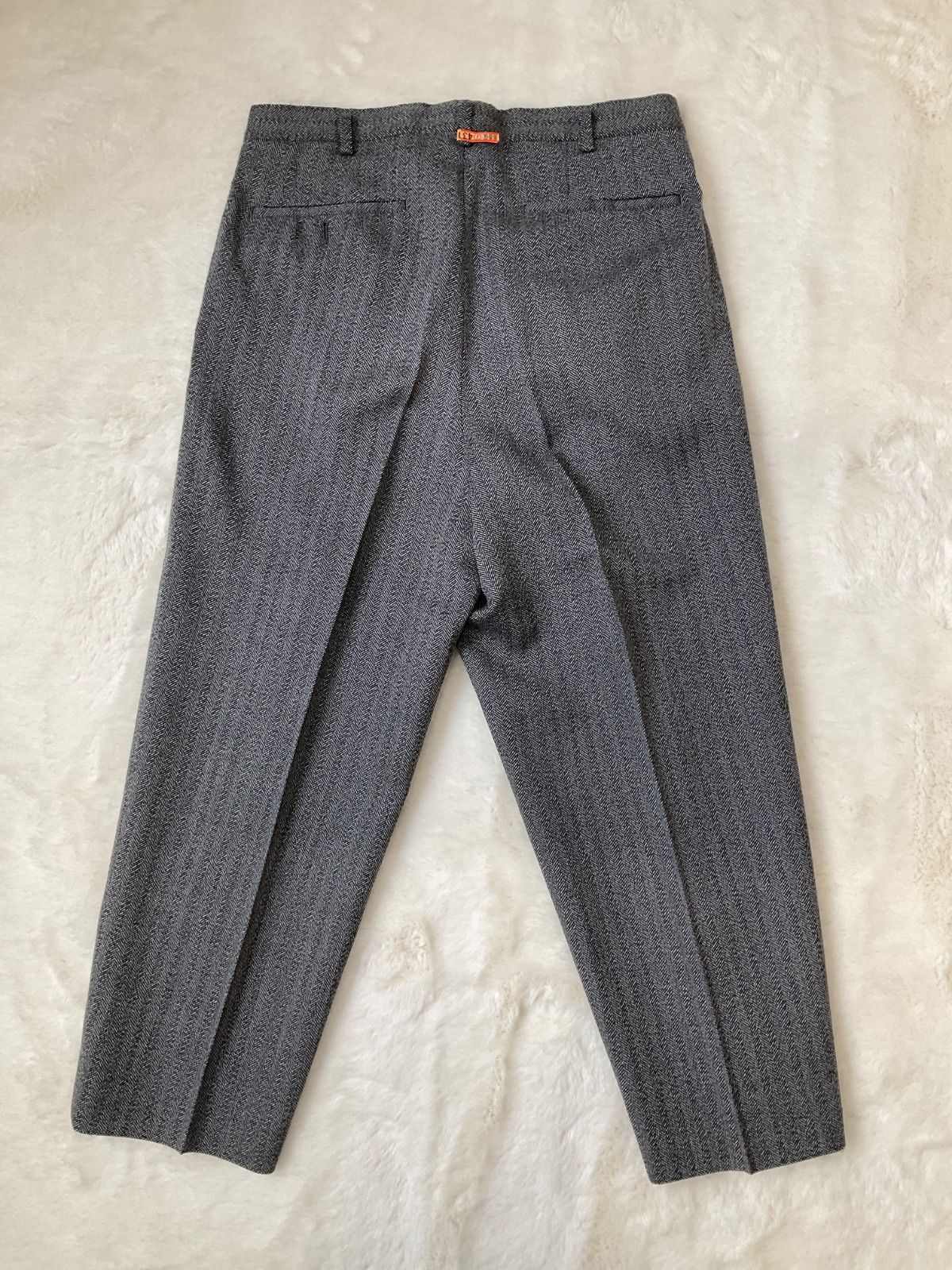 【即購入OK】値下げ♪ HEUGN TROUSER 028 e H/B 美品】HEUGN ユーゲン TROUSER 028 GEORGE H/B ヘリボーン サイズ3