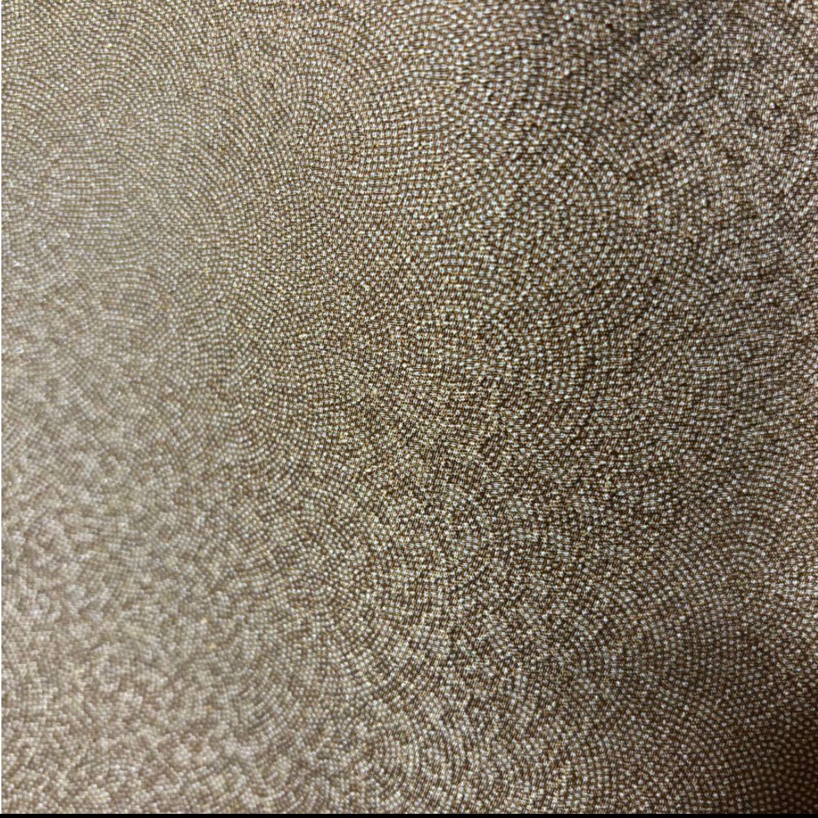 未使用近い 美品 袷 正絹 作家物 落款 縮緬 江戸小紋 鮫小紋 フル