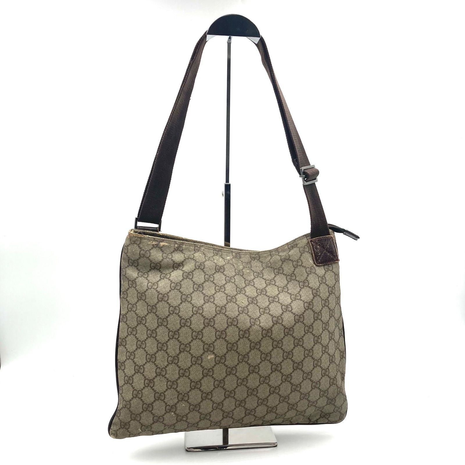 レディース GUCCI グッチ GGスプリーム クロスボディ ショルダーバッグ 
