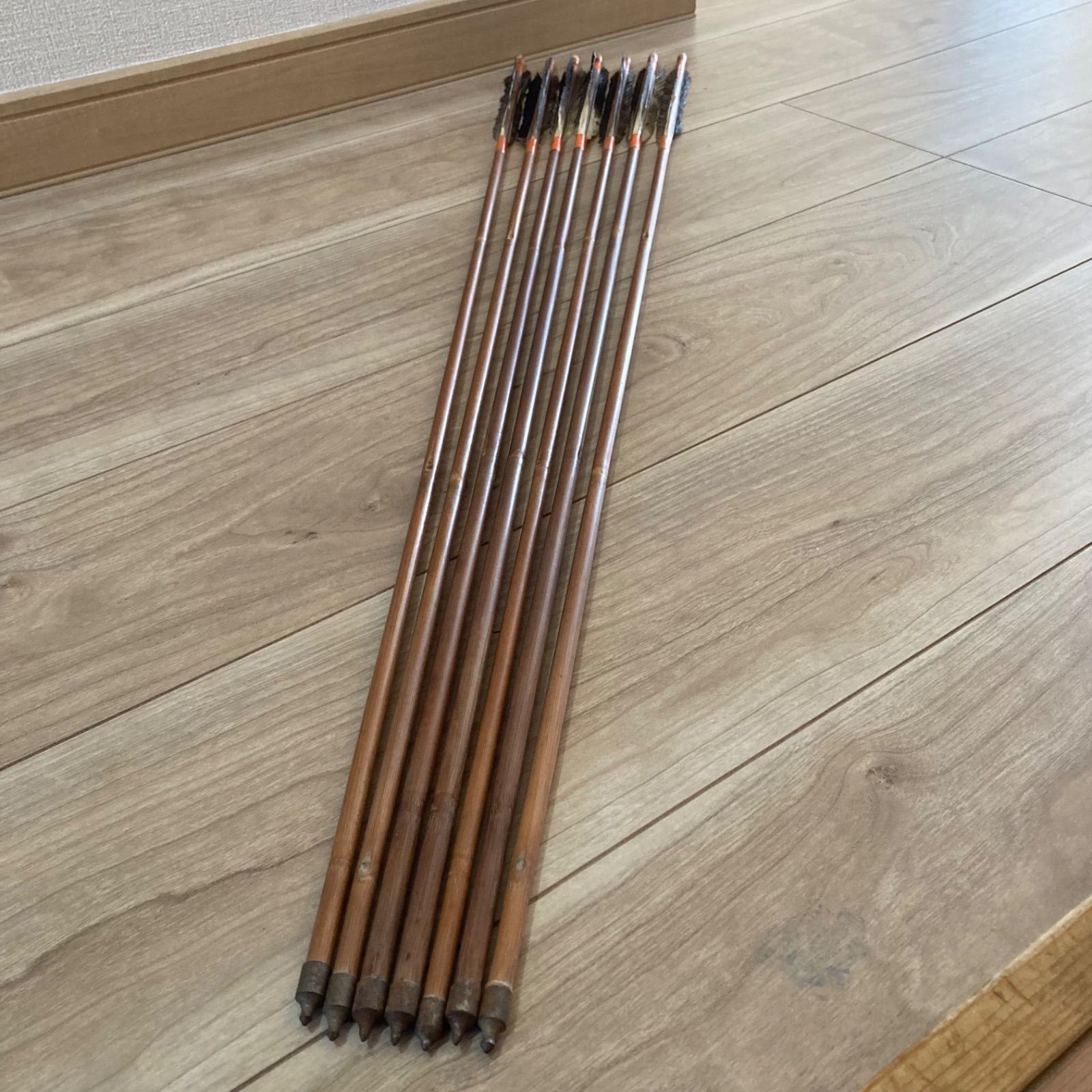 ⭐️竹矢 7本セット 長さ約85cm 重さ約22.1g ③ - メルカリ