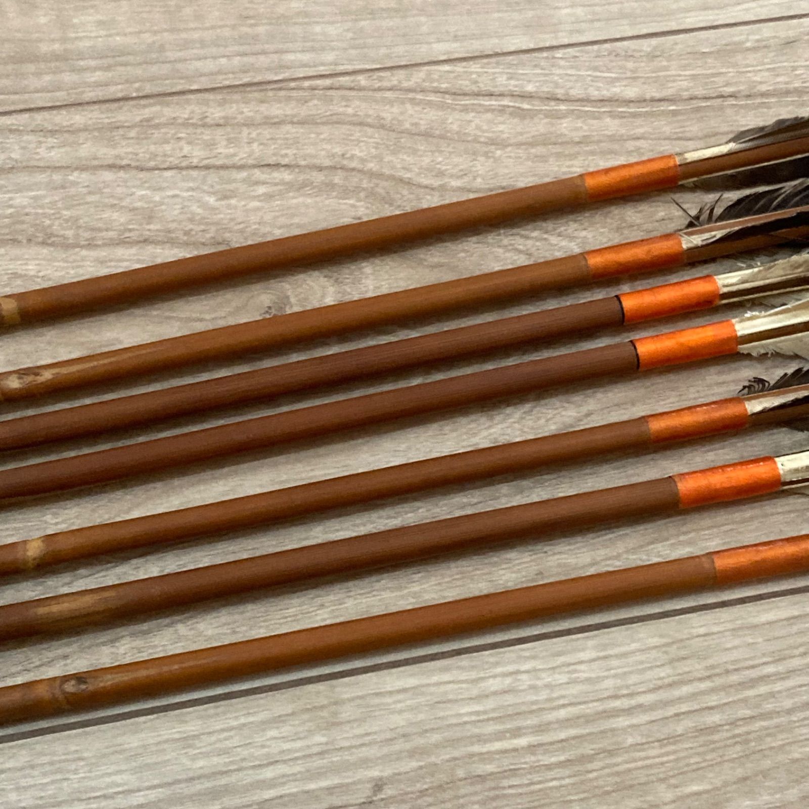 ⭐️竹矢 7本セット 長さ約85cm 重さ約22.1g ③ - メルカリ