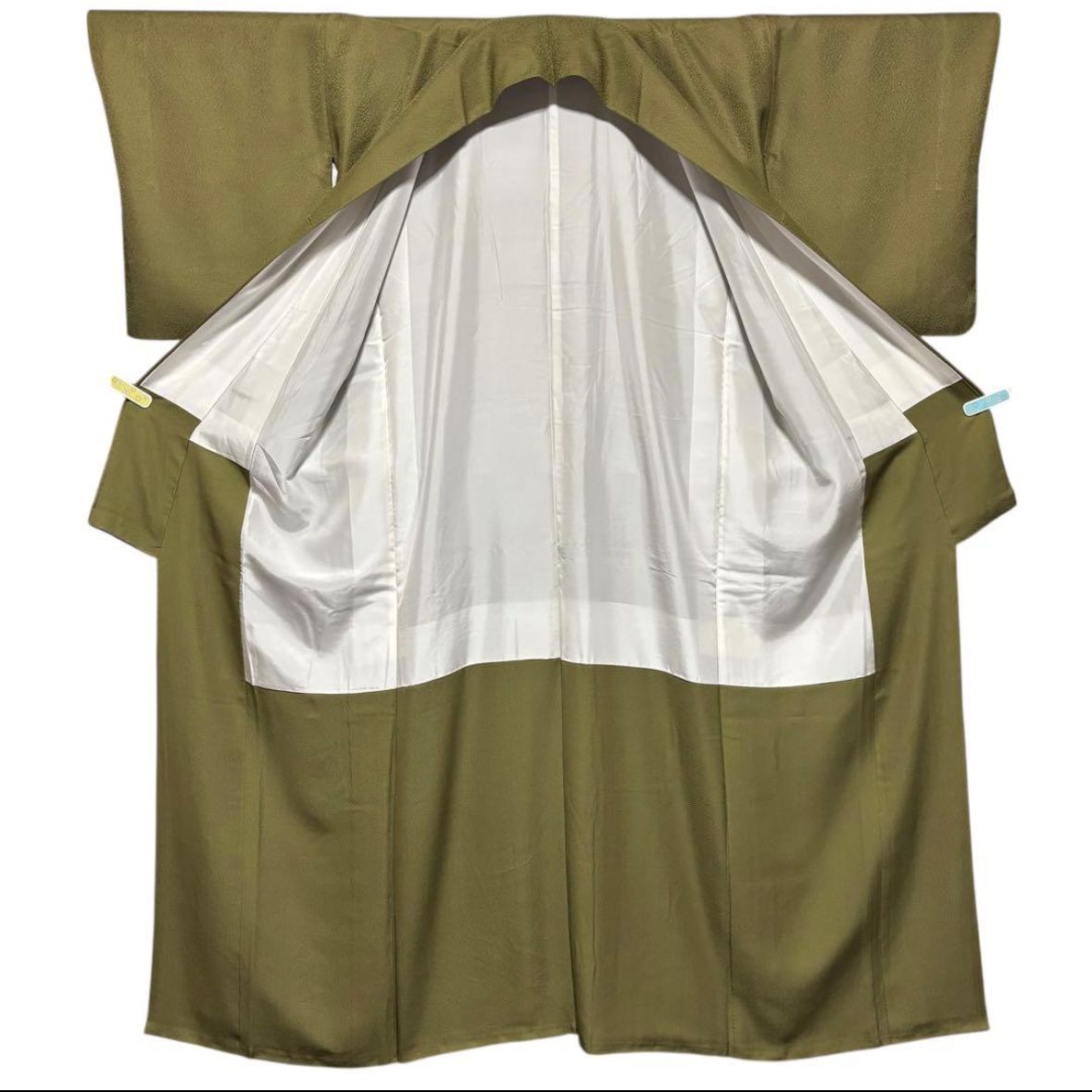 未使用近い 美品 袷 正絹 紋付き スワトウ刺繍 蘇州刺繍 訪問着 フル