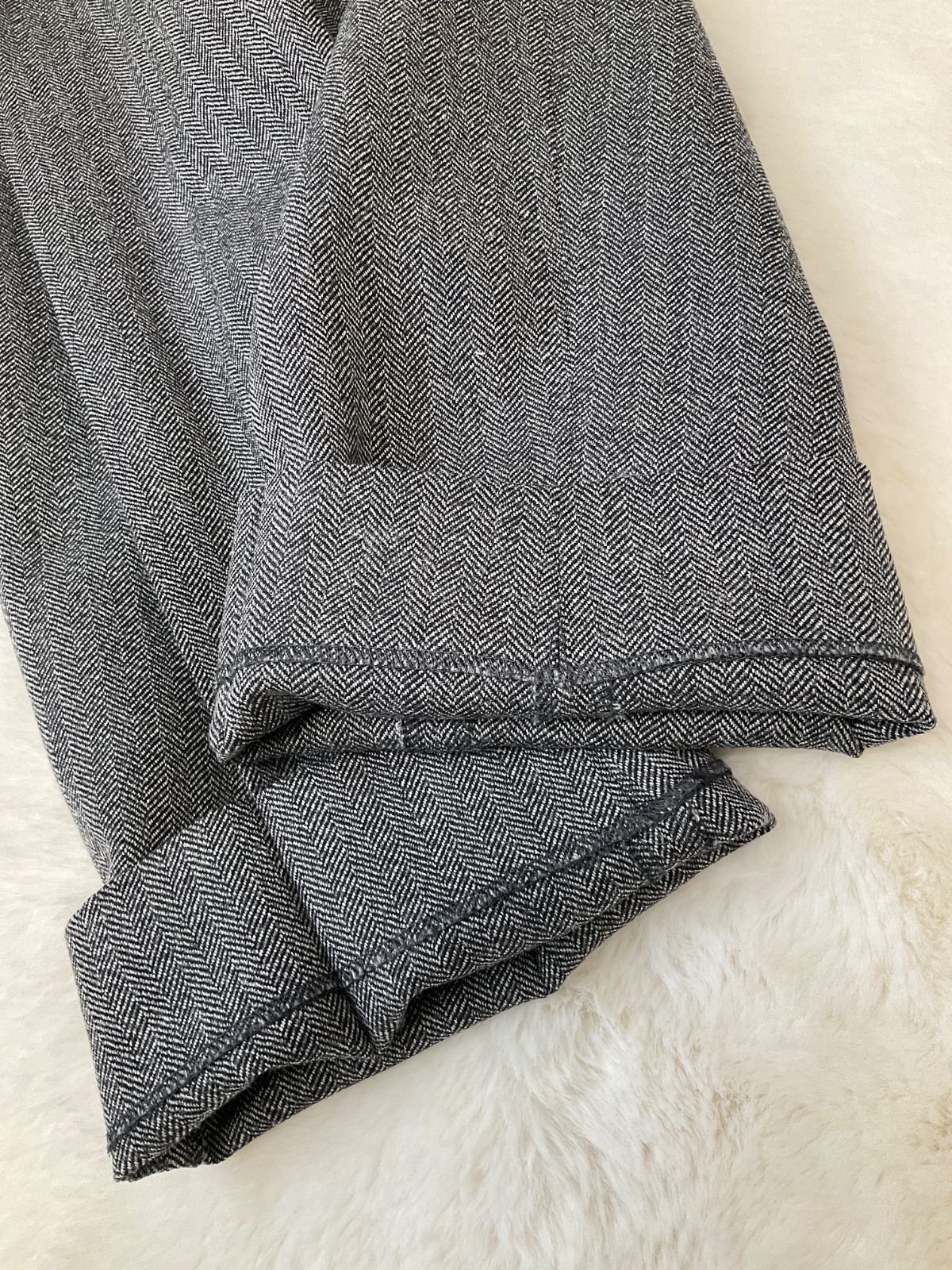 美品】HEUGN ユーゲン TROUSER 028 GEORGE H/B ヘリボーン サイズ3